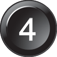 Number 4 (15mm CAN Näppäimistö Icon)