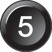 Number 5 (15mm CAN Näppäimistö Icon)