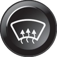 Windshield heating (15mm CAN Näppäimistö Icon)
