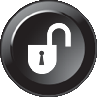 Unlock – open lock (15mm CAN Näppäimistö Icon)