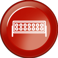 Light bar Red (15mm CAN Näppäimistö Icon)