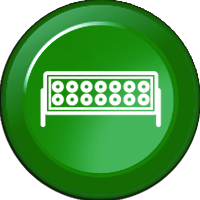 Light bar Green (15mm CAN Näppäimistö Icon)