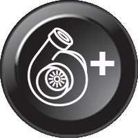 Turbo boost Increase (15mm CAN Näppäimistö Icon)