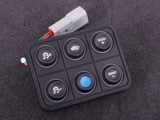 Blink Marine - CAN keypad (6 keys) multi color LED