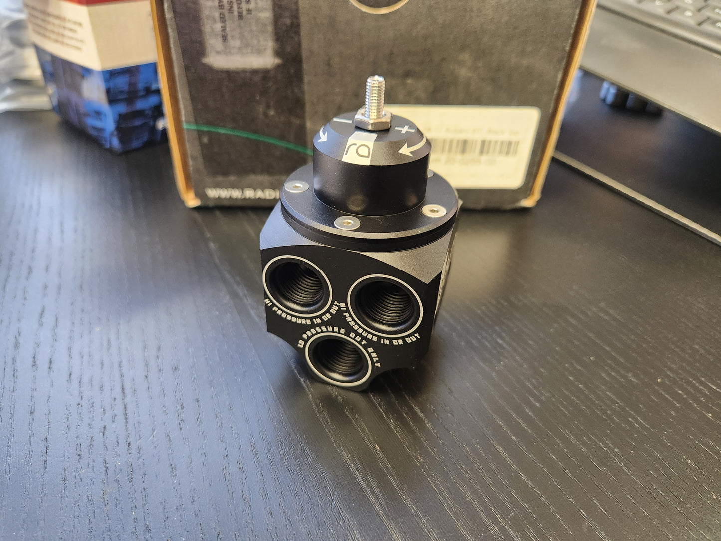 Radium Fuel Pressure Regulator Kit | 2008-2017 Subaru STI, Black Top