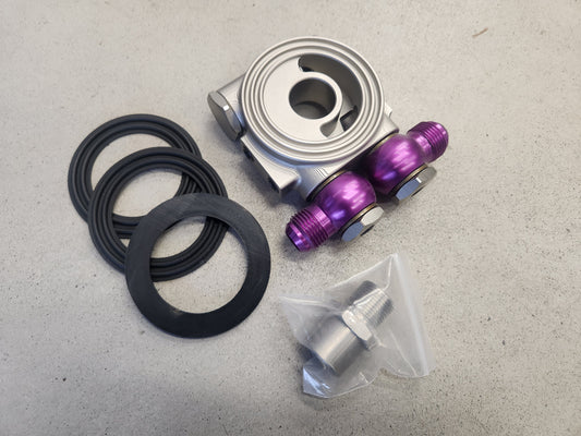 CNC Koneistettu Öljynsuodattimen Adapteri Termostaatilla AN10