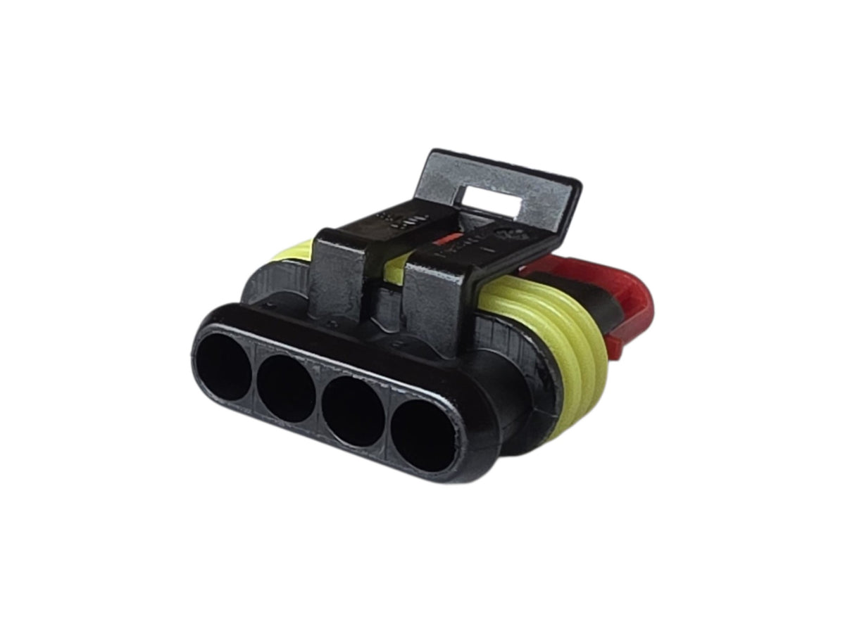 AMP Superseal 1.5 4-napainen Liitin Naaras