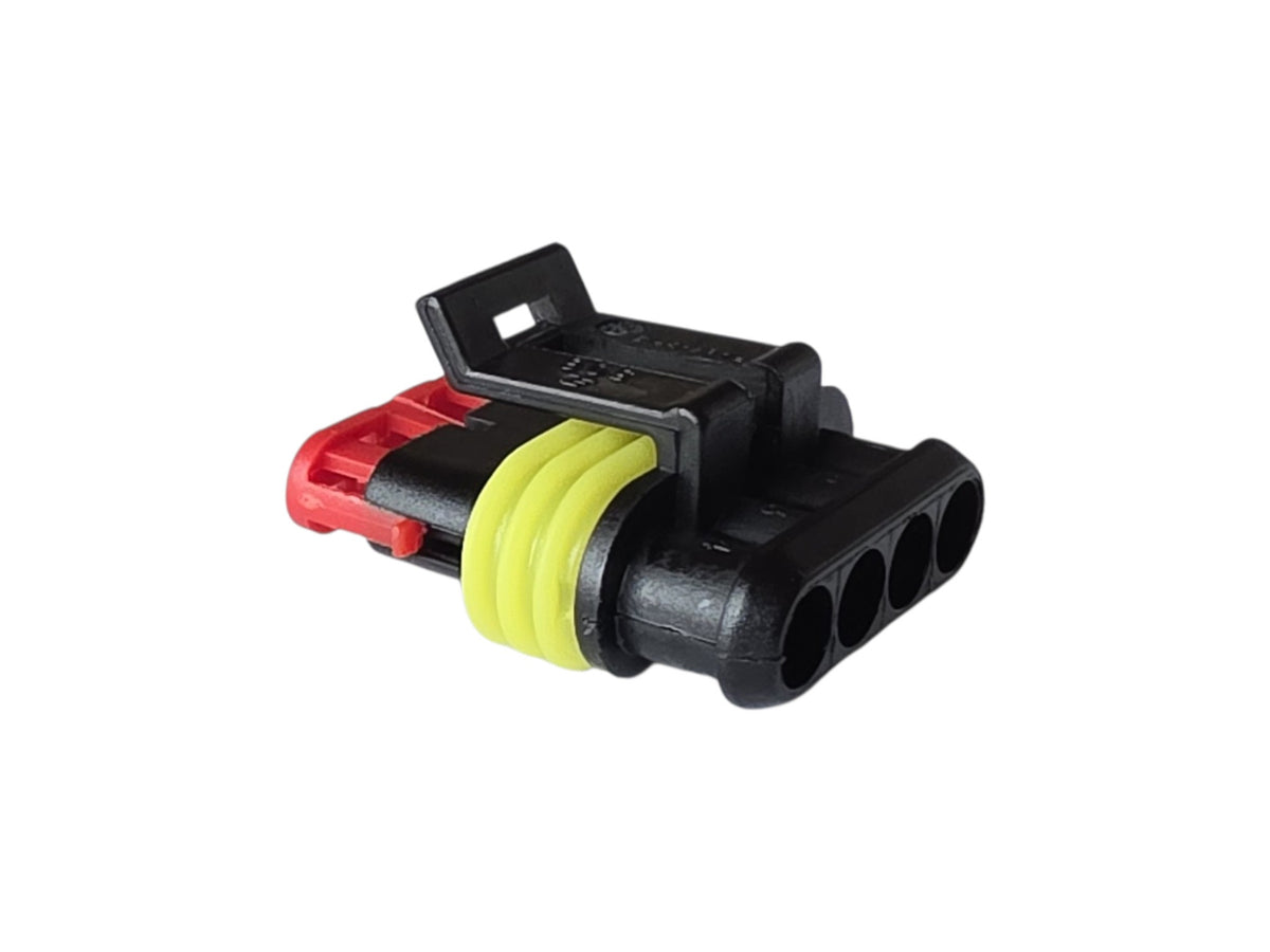 AMP Superseal 1.5 4-napainen Liitin Naaras