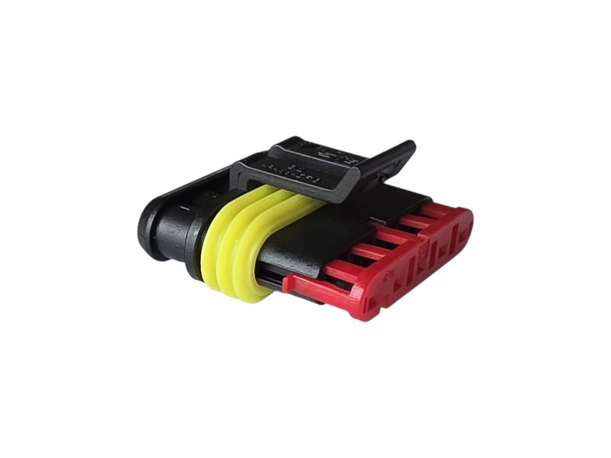 AMP Superseal 1.5 5-napainen Liitin Naaras