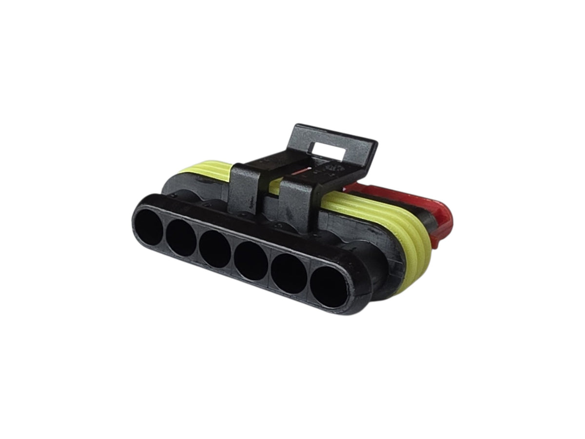 AMP Superseal 1.5 6-napainen Liitin Naaras