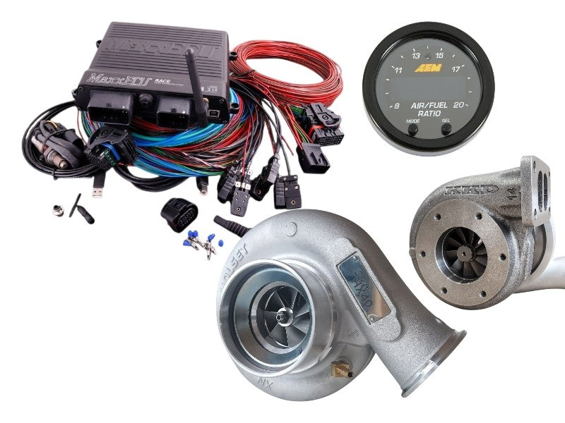 MaxxECU RACE Premium + AEM UEGO AFR Kit + Holset HX40 Super KKD - Pakopesä 14cm²