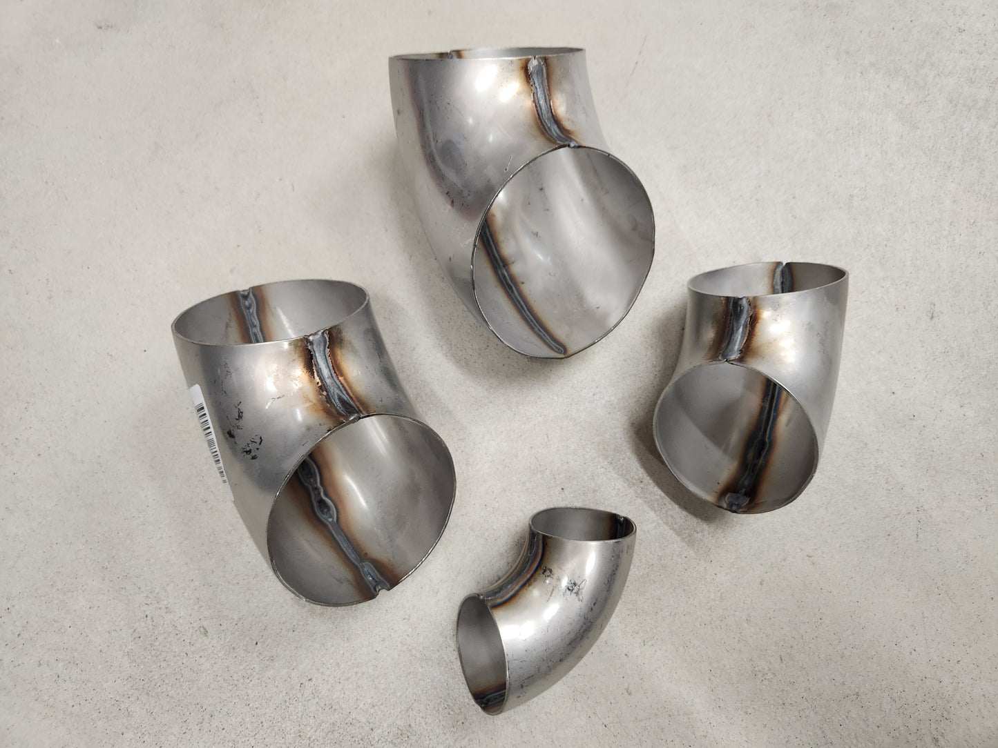 Käyrä 2" / 50,8mm 90 Astetta Pienisäteinen AISI304 RST