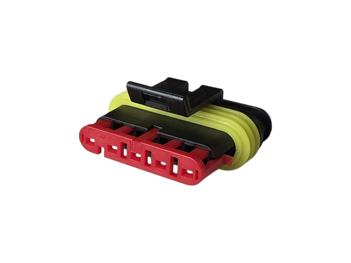 AMP Superseal 1.5 5-napainen Liitin Naaras