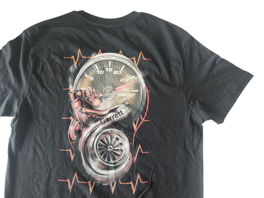 T-paita Garrett Turbo/Boost (Black)