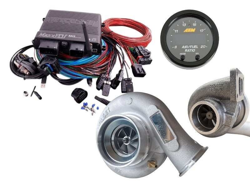 MaxxECU RACE Premium + AEM UEGO AFR Kit + Holset HX40 Super KKD - Pakopesä 12cm²