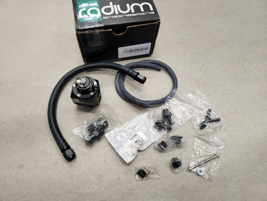 Radium Fuel Pressure Regulator Kit | 2008-2017 Subaru STI, Black Top
