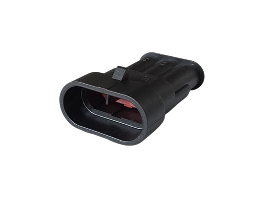 AMP Superseal 1.5 3-napainen Liitin Uros