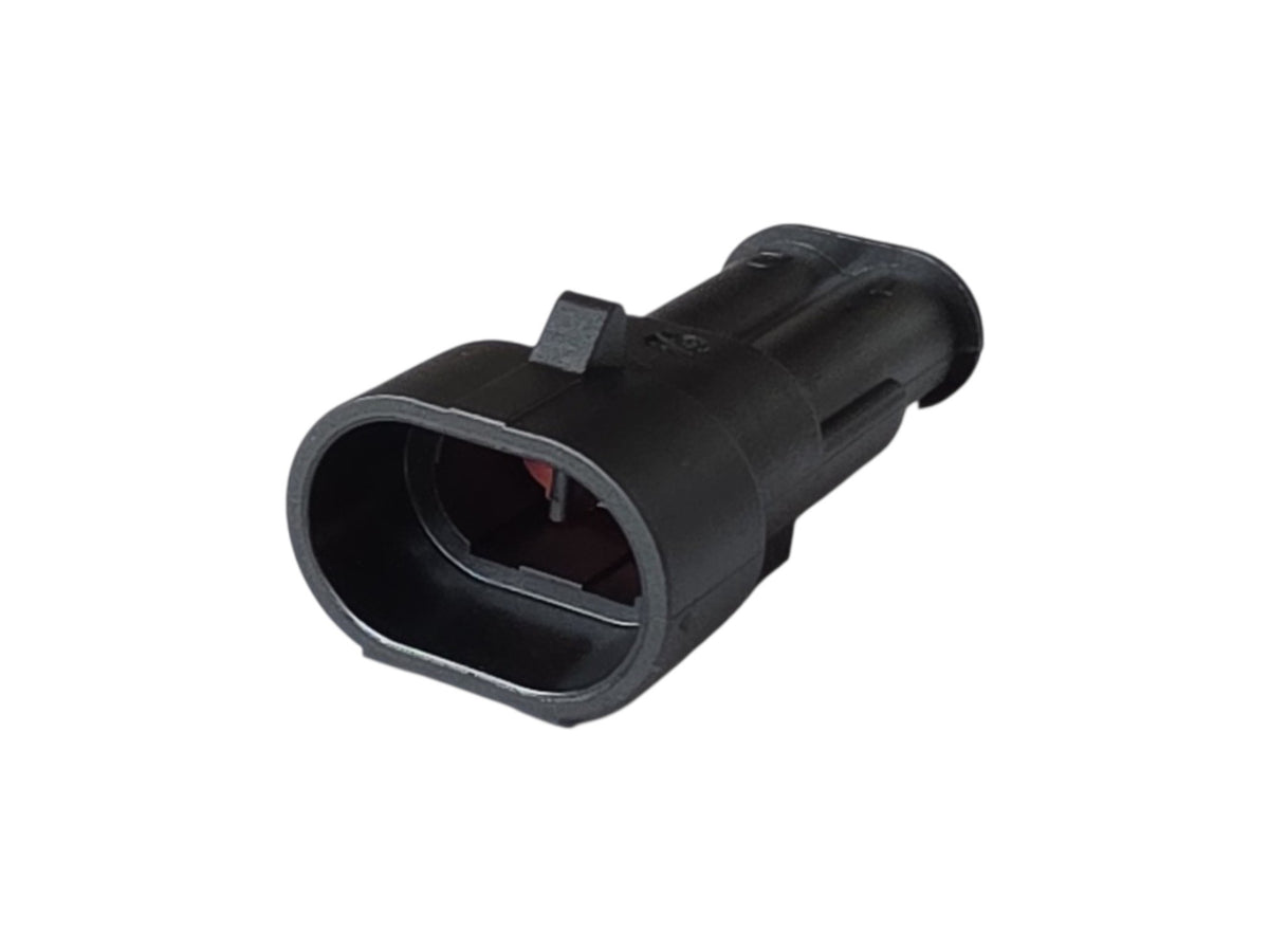 AMP Superseal 1.5 2-napainen Liitin Uros
