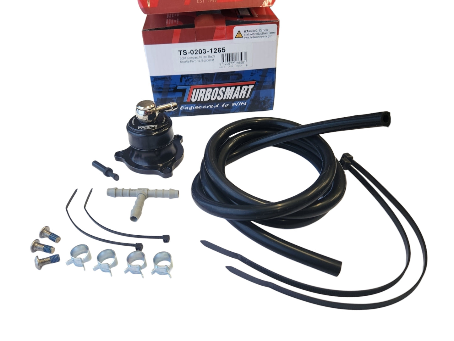 Turbosmart - BOV Kompact PlumBack - Shortie - Ford 1L Ecoboost