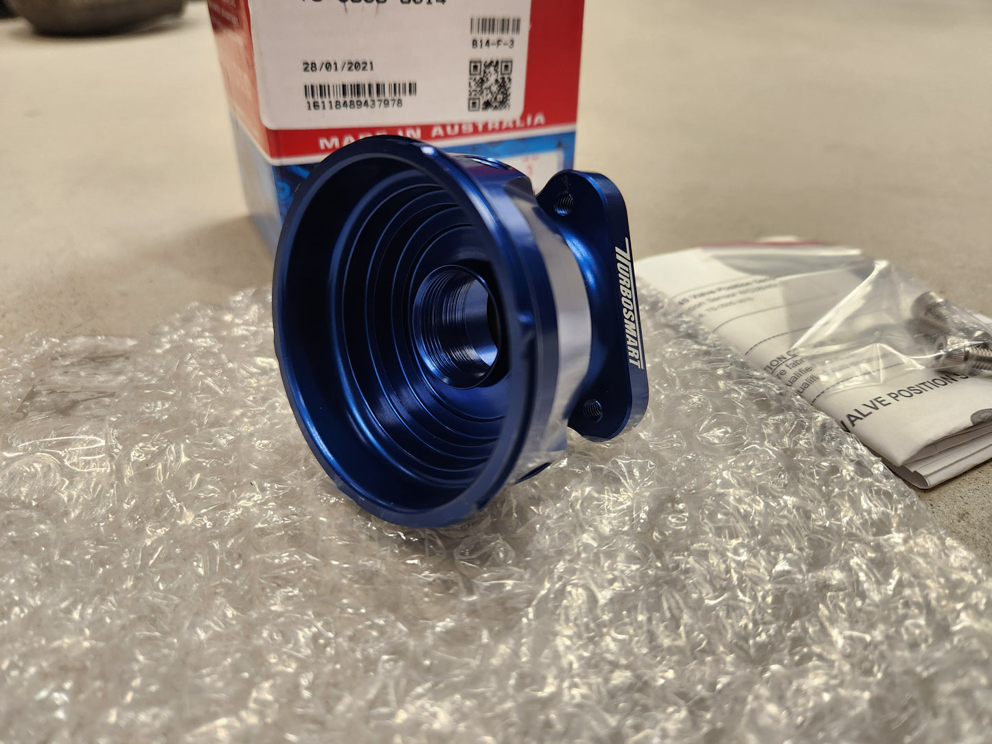 Turbosmart WG38/40/45 Top Sensor Cap - Blue