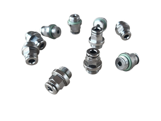 Pistoliitin Suora G1/8 (4mm letkuliitäntä)
