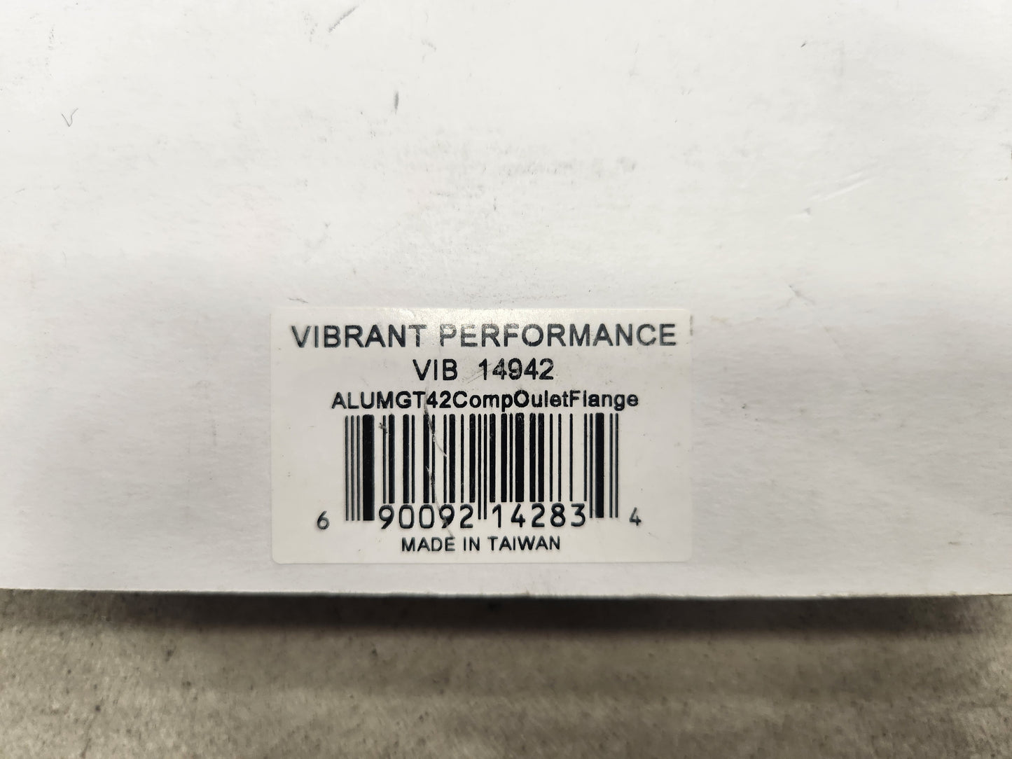 Vibrant Performance Aluminum Turbo Compressor Flange for Garrett GT42, GT45 / GTX45, GT47 / GTX47, GTX50 and GT55 / GTX55 (vanha malli)