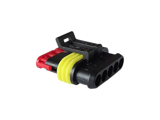 AMP Superseal 1.5 5-napainen Liitin Naaras